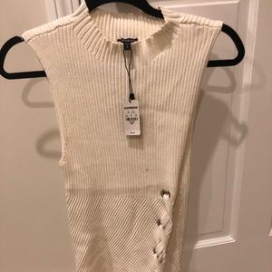 Sweater tank top
